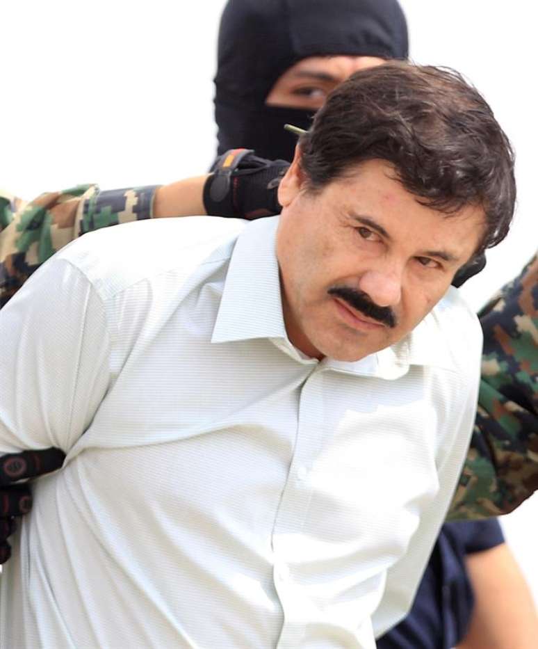 Um dos criminosos mais procurados do mundo, Joaquín 'El Chapo' Guzmán foi preso nesta sexta-feira (8)