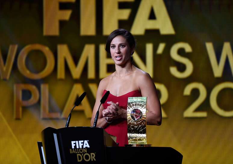 Carli Lloyd já havia sido eleita a melhor jogadora do Mundial de 2015