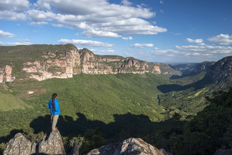 Com esta bela vista, não é surpresa que a Chapada Diamantina seja um dos destinos preferidos para meditar