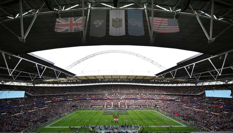 Tradicional estádio de Wembley, em Londres, recebe partidas da NFL desde 2007