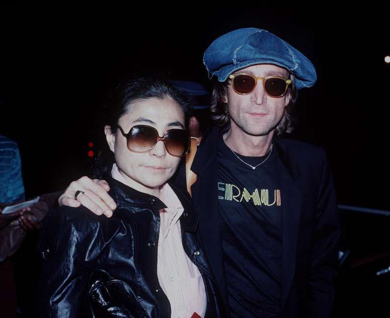 John Lennon e Yoko Ono na década de 80
