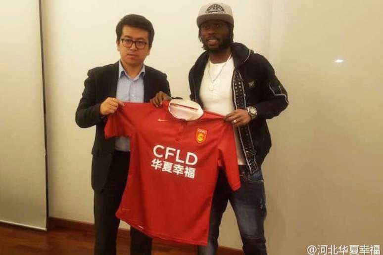 Gervinho trocou o Roma pelo futebol chinês