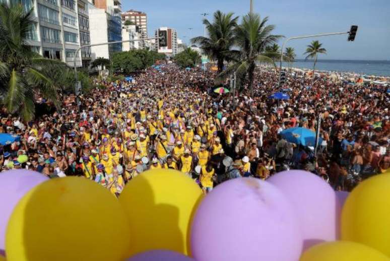 O Bloco Simpatia É Quase Amor teve a presença de um público de 100 mil pessoa, segundo a Riotur