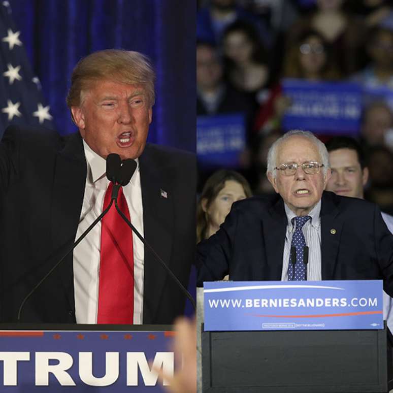 Donald Trump e Bernie Sanders