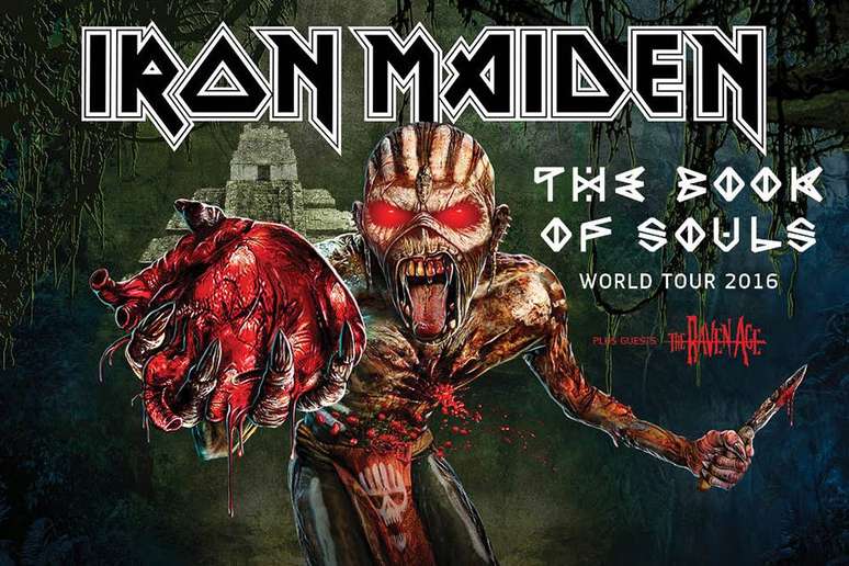 Os fãs de Iron Maiden, banda que atravessa gerações, já podem comemorar: os caras virão ao Brasil no fim de março com a turnê The Book Of Souls World Tour