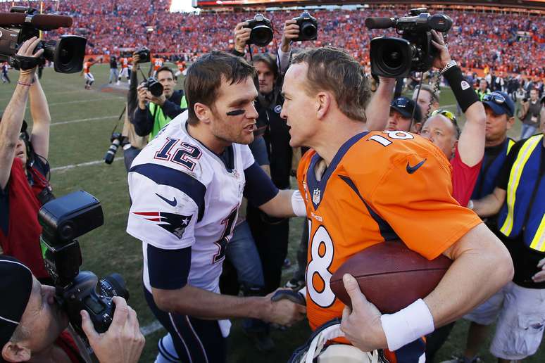 Na final da AFC, Payton Manning reencontrou o 'rival' Tom Brady
