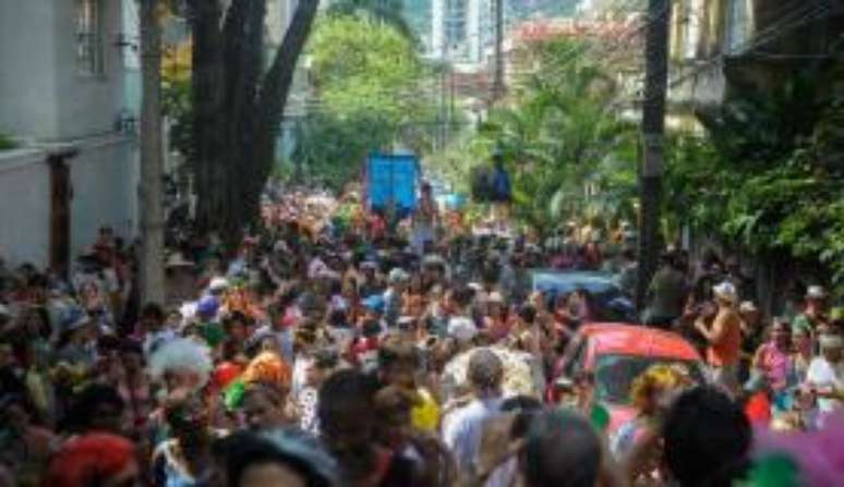 Bloco infantil Cordão Umbilical sai no Humaitá, zona sul da cidade.