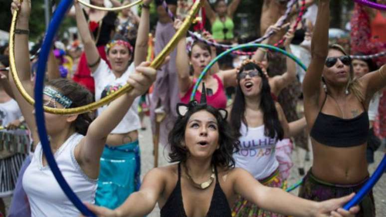 Bloco das Mulheres Rodadas reuniu 3 mil pessoas no Rio em 2015