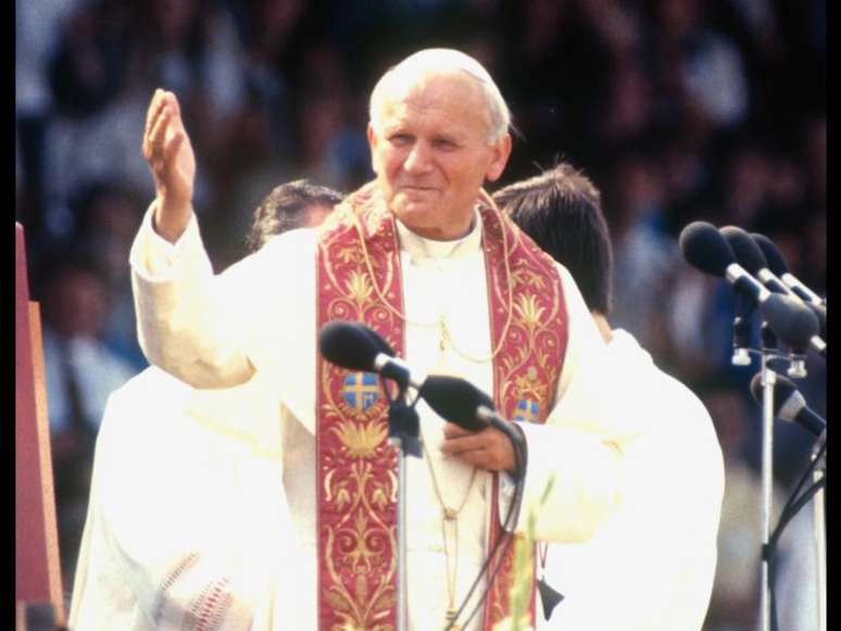 O papa Jo&atilde;o Paulo 2&ordm;