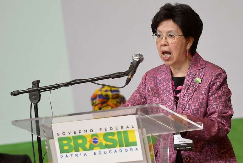 A diretora-geral  da OMS, Margareth Chan, esteve no Brasil em novembro de 2015, para a  2ª Conferência Global de Alto Nível sobre Segurança no Trânsito