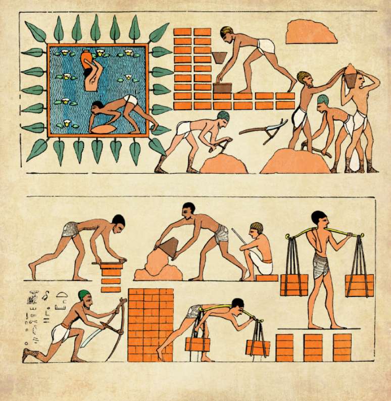 Egípcios tinham um termo para a cor azul por conta da sofisticação tecnológica de sua sociedade