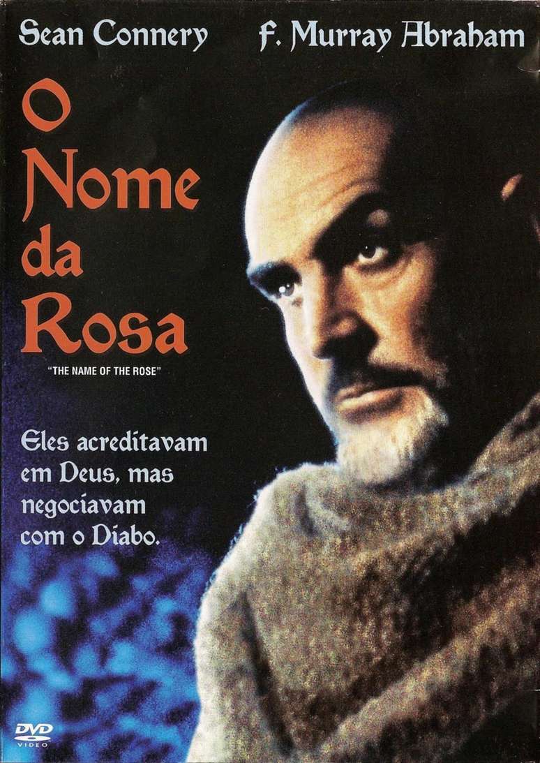 Sean Connery foi o protagonista da adaptação cinematográfica da obra 'O Nome da Rosa', de Umberto Eco