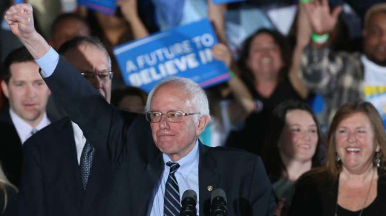 Bernie Sanders fez da batalha contra Wall Street uma de suas principais propostas de campanha.