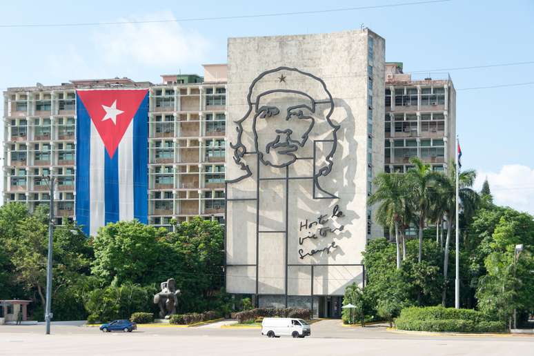 Plaza de la Revolución, em Cuba