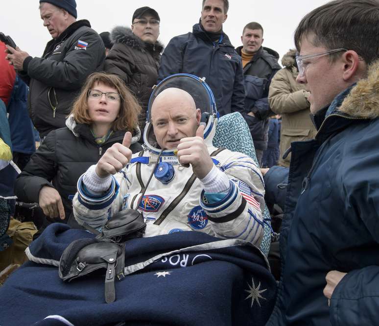 O astronauta norte-americano Scott Kelly