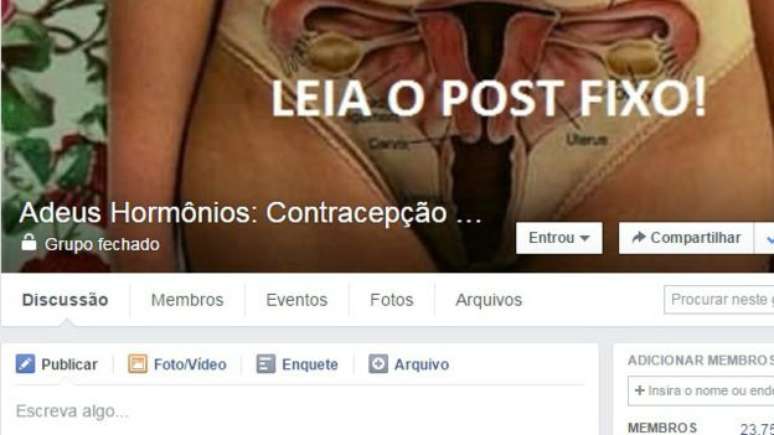Páginas no Facebook reúnem mulheres que desistiram ou pretendem desistir da pílula 