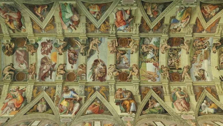 Capela Sistina possui algumas das pinturas mais impressionantes do Renascimento