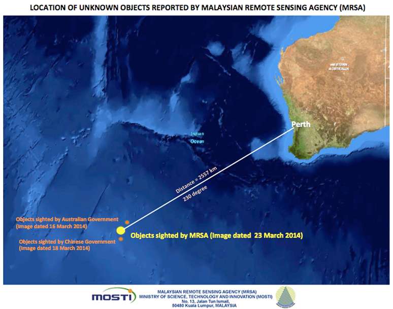 Buscas pelo MH370 em março de 2014