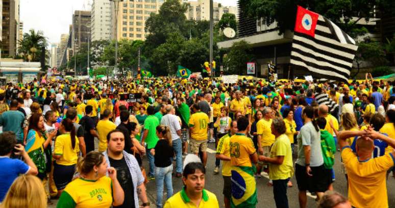 Protesto em Sâo Paulo