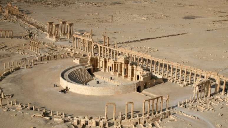Imagem de 2009 mostra um dos tempos históricos de Palmira