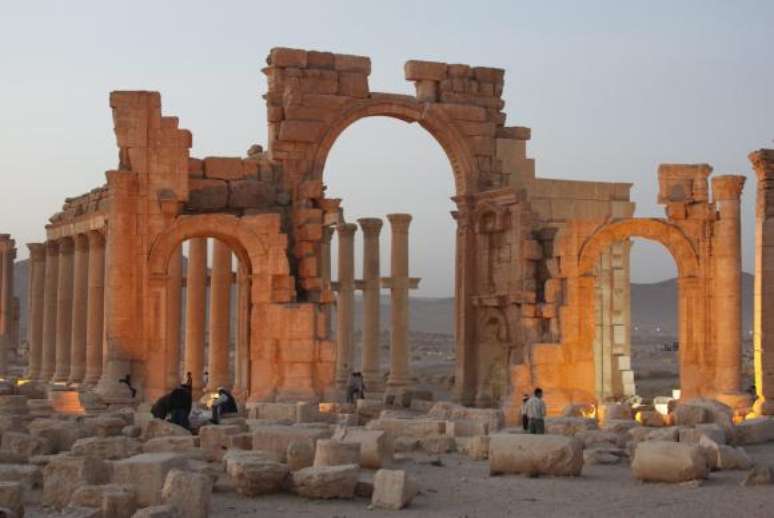 Cidade de Palmira, no centro da Síria
