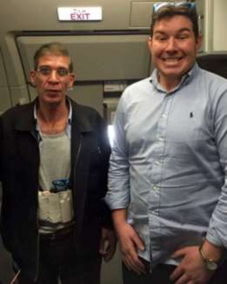 'Melhor selfie', disse brit&acirc;nico