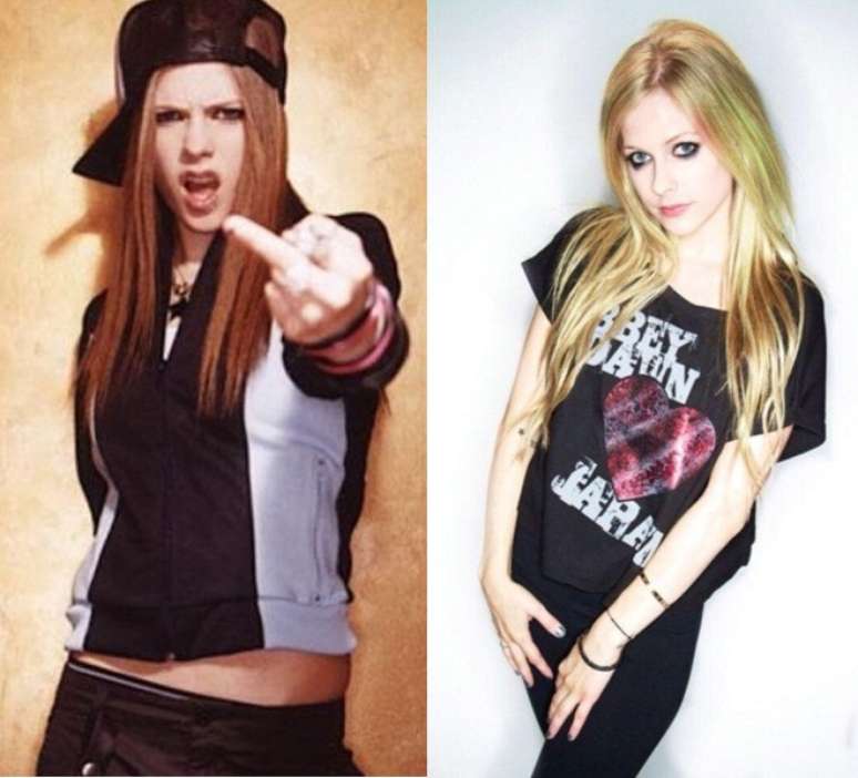 Avril Lavigne tem um estilo que muitas meninas diriam que jamais adotariam, mas que combina perfeitamente com ela
