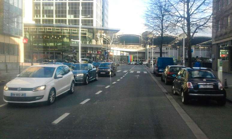 Ruas de Bruxelas após atentado no dia 22 de março
