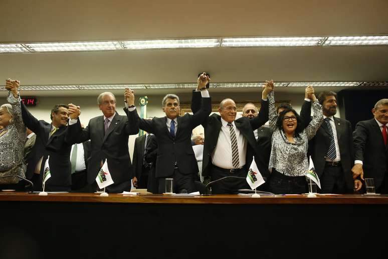 Reunião em que o PMDB deliberou sua saída do governo Dilma