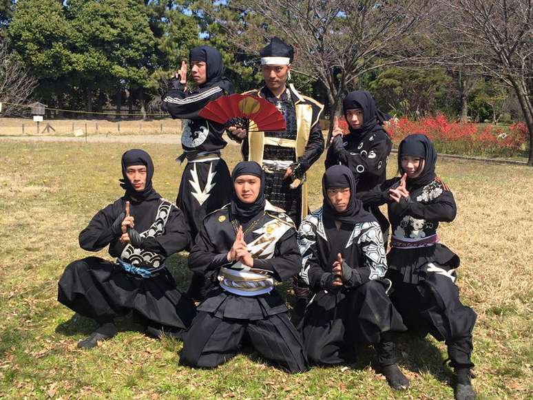 Grupo de ninjas contratado por secretaria de turismo no Jap&atilde;o