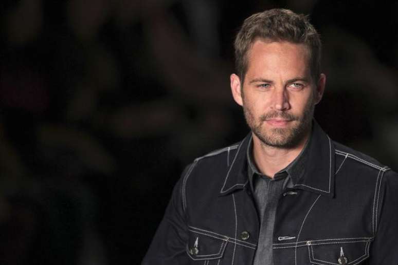 Ator Paul Walker durante desfile em São Paulo em 21 de março de 2013