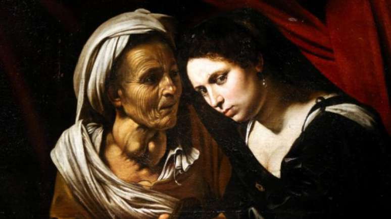 Pintura seria do italiano Caravaggio e recria cena bíblica do general assírio Holofernes por Judite 