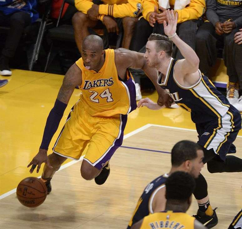 O ala-armador Kobe Bryant disputou nessa quarta-feira (13) sua última partida como profissional na NBA