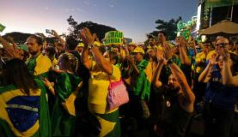 A Esplanada recebia cerca de 50 mil manifestantes a favor do impedimento, segundo a PM