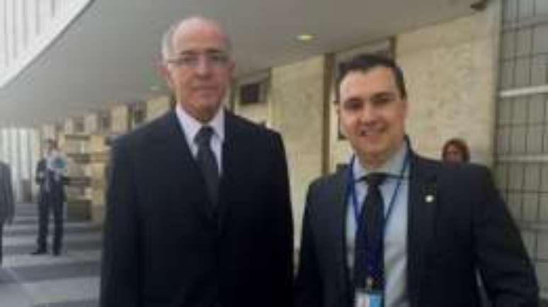 Aleluia e Luiz Lauro Filho: deputados viajaram de classe executiva em missão contra o 'discurso de golpe' na ONU