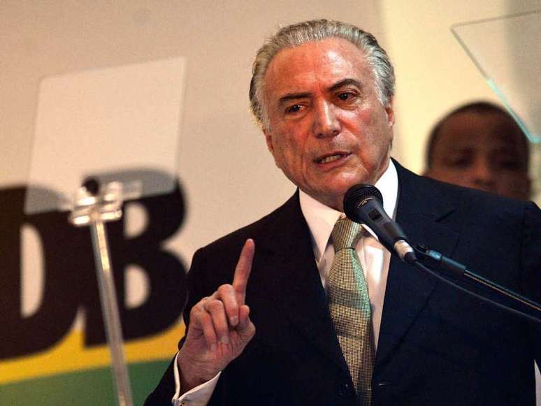 O presidente Michel Temer