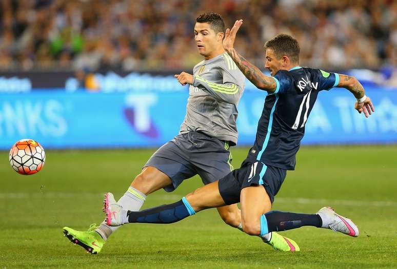 Cristiano Ronaldo ficou de fora da primeira partida do confronto semifinal, contra o City
