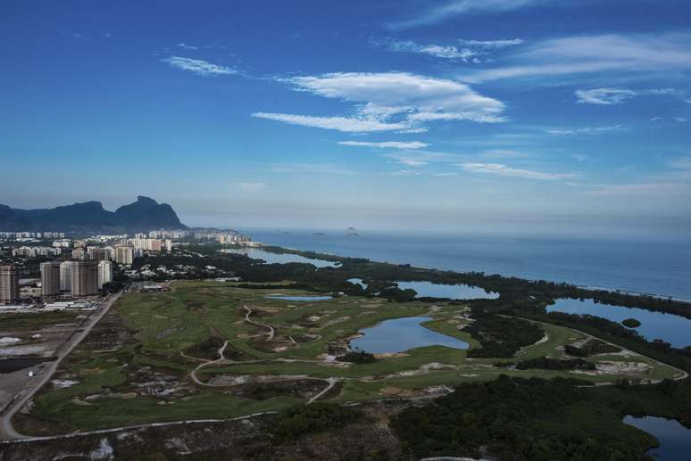 Campo de golfe, localizado na zona oeste do Rio