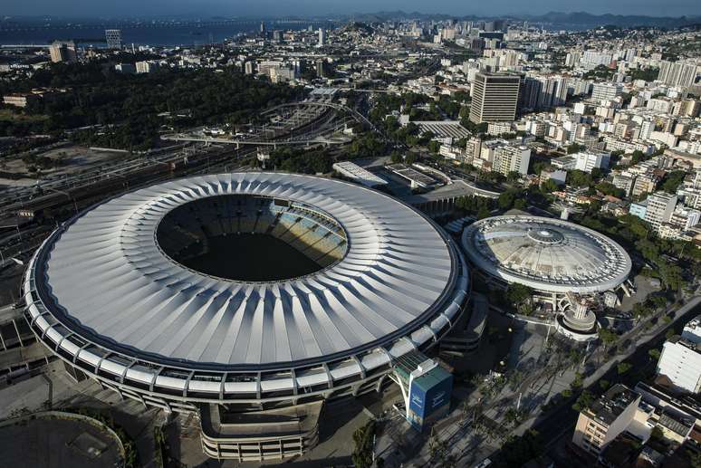 Estádio do Maracanã, situado na zona oeste do Rio