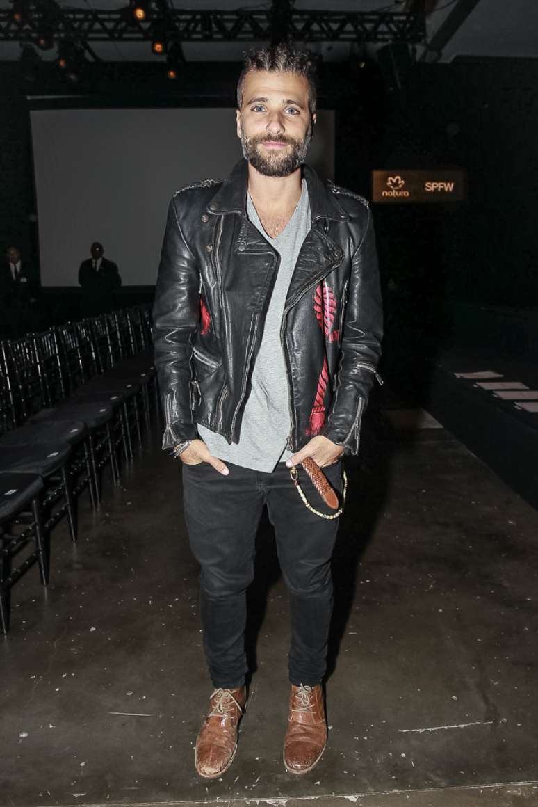 Bruno Gagliasso no SPFW