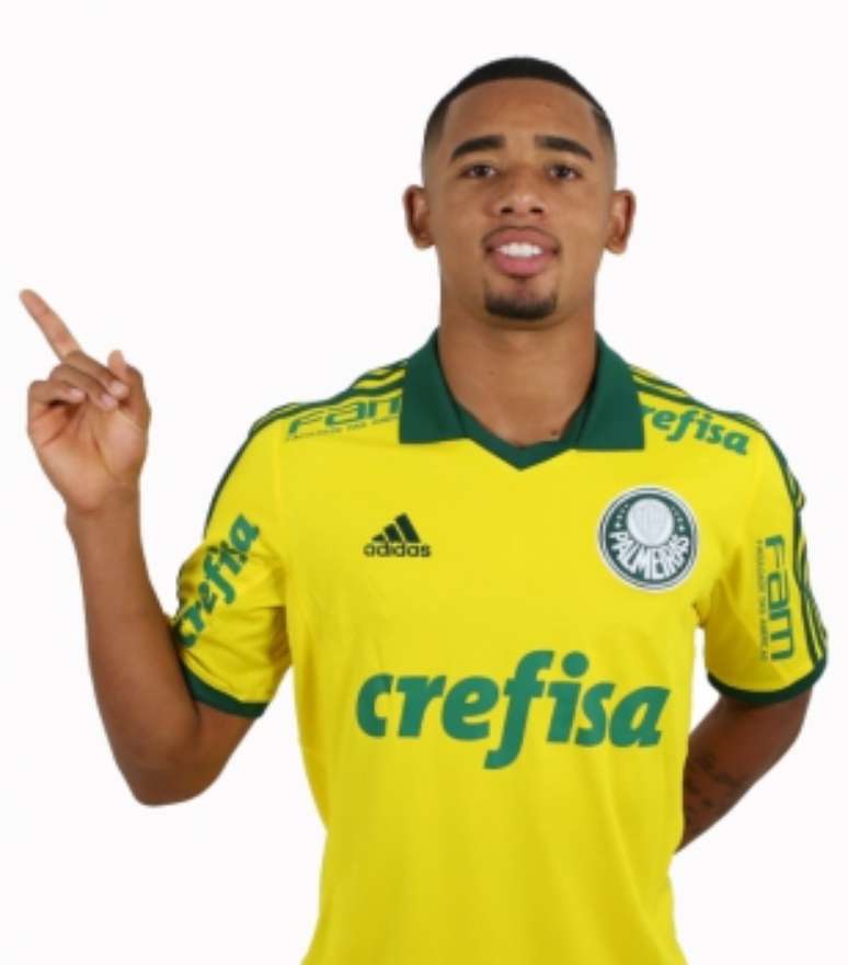 Gabriel Jesus - Formado na base do Palmeiras, onde joga atualmente