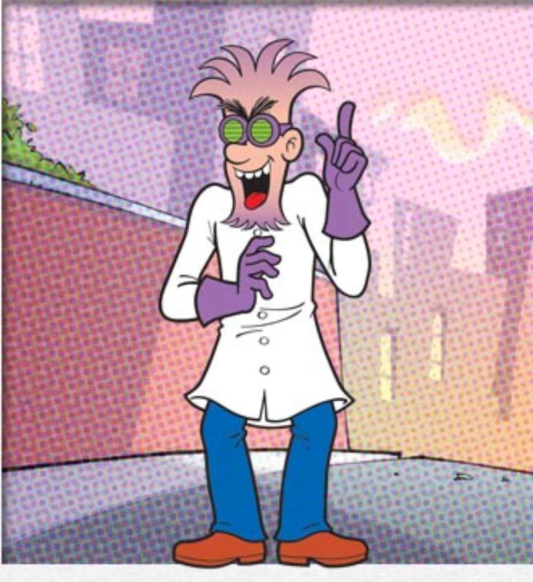 Dr. Spam é o alter ego malvado do Professor Spada, que sonha em dominar o mundo usando a informática.