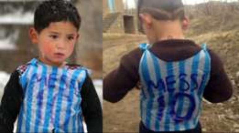 A camiseta improvisada de Murtaza desencadeou uma grande busca online pelo jovem torcedor