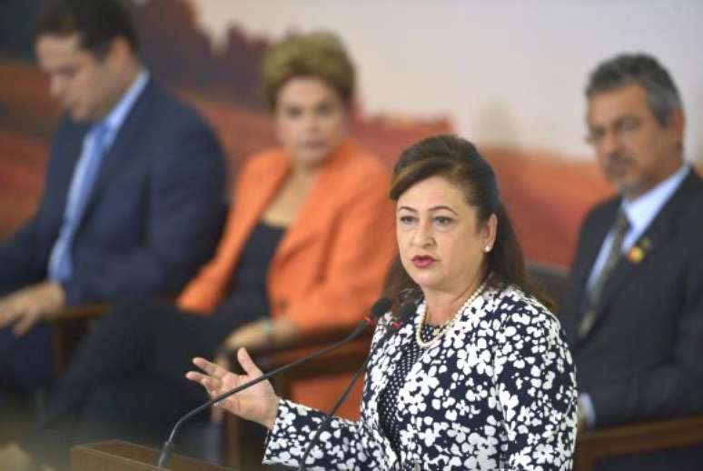 Kátia Abreu disse confiar na honestidade e espírito público da presidente Dilma Rousseff
