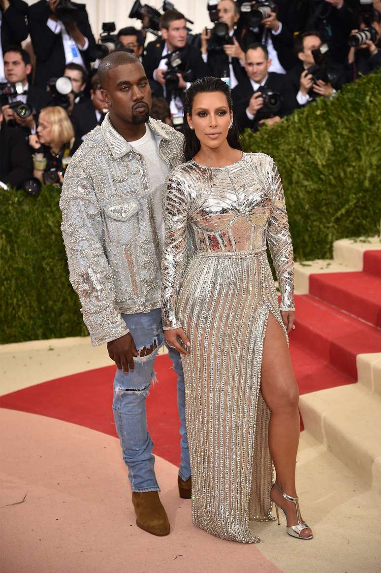 Kanye e Kim no Met Gala deste ano