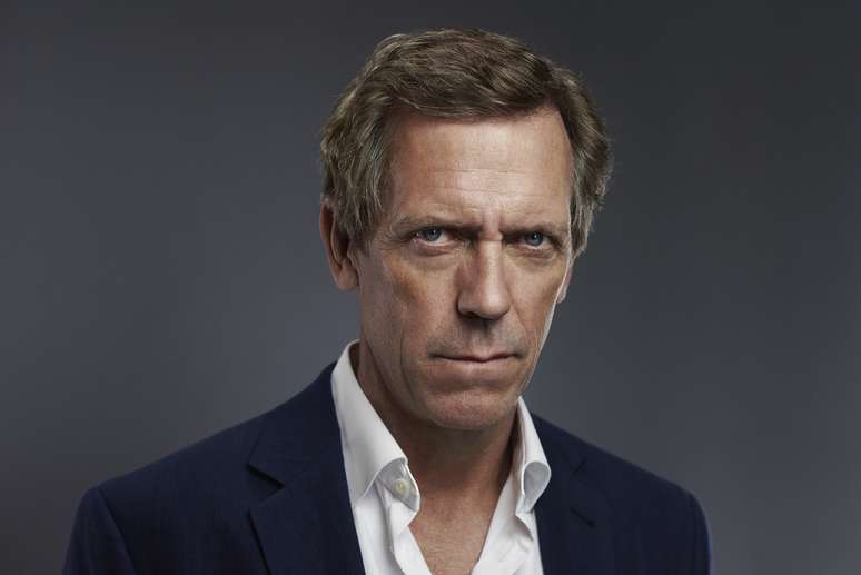 Imagem promocional do final da série &#034;House&#034;, que deu fama mundial a Hugh Laurie.