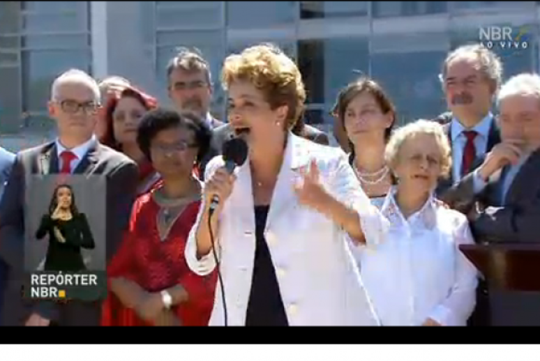 A presidente Dilma Rousseff foi afastada por até 180 dias 