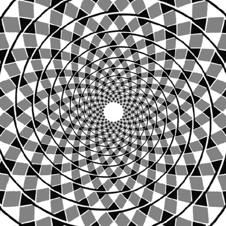 Esta foi criada em 1908 pelo psic&oacute;logo brit&acirc;nico James Fraser. Voc&ecirc; v&ecirc; a espiral? Tem certeza?