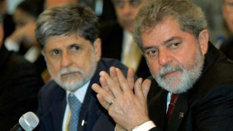 Celso Amorim e Lula; Rothkopf já considerou Amorim &#039;melhor chanceler&#039; 