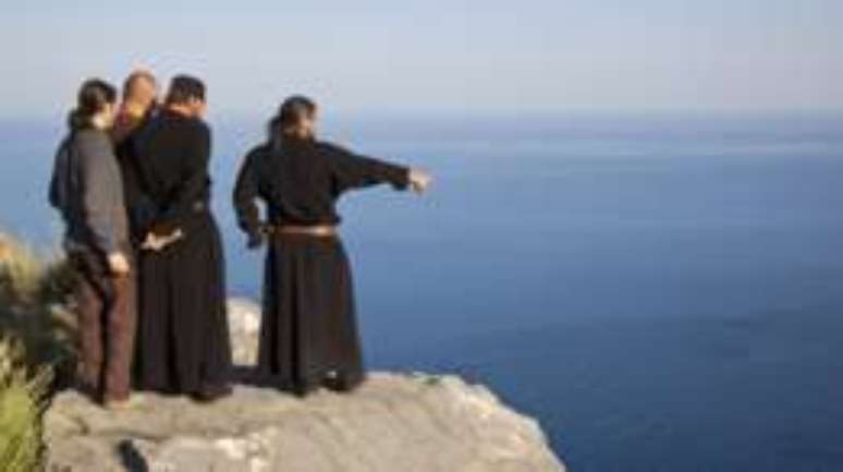 Monte Athos abriga mais de 20 mosteiros